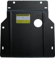 Защита (радиатор, двигатель, КПП, РК) BMW E-46 325i (универсал) 2000-2005; V=2,5i, сталь 2 мм, [АКПП