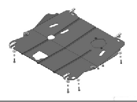 ЗАЩИТА NISSAN X-TRAIL T32 V-ВСЕ 2015