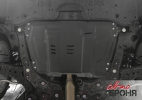 Защита картера + КПП + комплект крепежа, АвтоБРОНЯ, Сталь, Toyota Camry 2018-, V - 2.0; 2.5; 3.5/Toyota Camry 2006-2011-2014-2018, V - 2.0; 2.5; 3.5/Lexus ES 2012-2015-, V - 2.5; 3.5/Lexus RX 270 2008-2015, V - все/Lexus RX 350 2008-2015-, V - все/Lexus RX 200t 2015-, V - все/Lexus RX 450h 2015-, V - все/Toyota Highlander 2010-2014-2017-, V - 3.5/Toyota Venza 2013-2016, V - 2.7/Lifan Murman 2017-, V- 1.8;