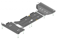 Защита стальная Мотодор 02905 Dodge Ram 1500