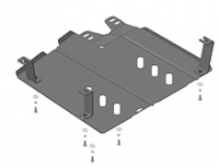 Защита (Бензобак)Nissan Terrano (2014-) Бензиновый двигатель: 1,6, 2,0.Привод на все колеса. 2 мм,