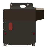 Защита {картера и КПП} VOLKSWAGEN Passat B3, B4 с пластиковым пыльником (1988 - 1996) 1,8; 2,0