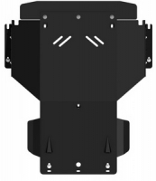 Защита {картера} TOYOTA Land Cruiser 100 (1998 - 2002) 4,2D АТ, МТ; 4,7 АТ (кузов: J10)/LX470 сталь