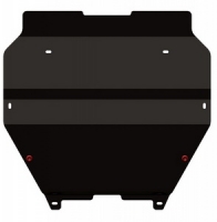 Защита {картера и КПП} VOLKSWAGEN T5 (4motion)/для машин без пыльника (2003 - 2010) 2.0, 2.5 ; сталь