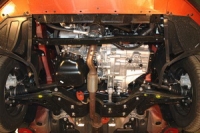 Защита {картера и КПП} SKODA Fabia с балкой (2003 - 2007) 1,2 (кузов: 6) сталь 2 мм, Гибка, 7,9кг.,