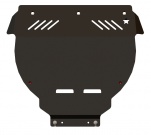 Защита картера и КПП, FORD Focus II ST (DA_), 2,5TD, 2006 - 2011, сталь 2,5 мм