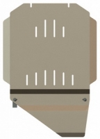 Защита {КПП и РК} Cadillac Escalade/CHEVROLET Tahoe (2007 - 2014) 5,3; 6,2 (кузов: GMT900) алюминий