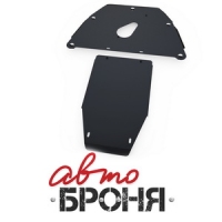 Защита картера и КПП Автоброня, , BMW 7 V - 3.0, 3.5, 4.0, 4.5, 5.0, 6.0/E65/E66, 2001-2008, крепеж в комплекте, сталь, ()