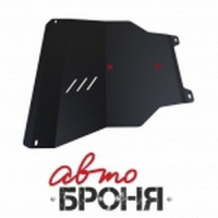 Защита картера + КПП + крепеж, RIVAL, Сталь, Nissan R'nessa 1997-2001,V - 2.0; АКПП/Nissan Serena 24