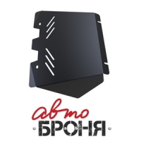 Защита радиатора Автоброня, , Toyota Hilux Surf V - 3.0TD, 3.0D-4.0D, 3.4, 1995-2002, крепеж в комплекте, сталь, ()