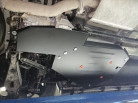 Защита топливный бак и редуктор Hyundai Santa Fe 2 части 2018-