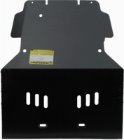 Защита (радиатор, двигатель, КПП, дифференциал) Toyota Land Cruiser 100 1998-2005; V=4,2TD, сталь