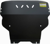 Защита (двигатель, КПП) VW Transporter T4 2001-2003; V=2.5 TDI, сталь 3 мм, [с МКПП 2WD (на пыльнике