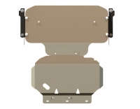 защита {картера} INFINITI QX 56 (2004 - 2010) 5,6 (кузов: JA60) алюминий 2 лис