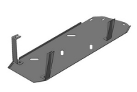 Защита (бензобак) Chevrolet TrailBlazer, 2013-; 2,8i AКПП; сталь 3 мм, вес 14,4кг, щитов: 1	