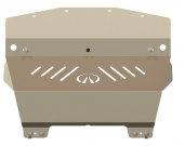 Защита картера, INFINITI G 35 x , 3,5 4wd, 2006 -, AL 5 мм