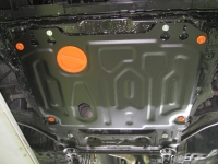 Защита картера двигателя и кпп для Nissan X-Trail(T32)15-,V-все,прив.все/Qashqai 14-,V-все,прив.все/
