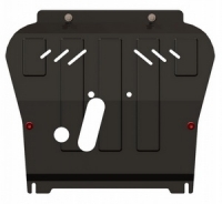 защита {картера и КПП} CHEVROLET Aveo (2008 - 2011) 1,2; 1,4; 1,5 ; сталь 2 мм, Универсальный штамп,