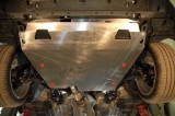 Защита картера и КПП, HONDA Crosstour , 3,5 АТ 4wd, 2010 -, сталь 2,5 мм