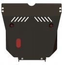 Защита картера и КПП, SAAB 9-5 (YS3E), 2,0; 2,3; 3,0; 1,9D; 2,2D; 3,0D, 1997 - 2010, сталь 2 мм