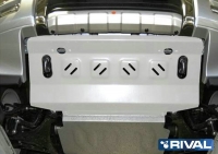 Защита радиатора Алюм, Mitsubishi Pajero IV 2011-, V - 3.0; 3.2d(188л.с.; 200л.с.); 3.8/Mitsubishi Pajero III 1999-2006, V - все/Mitsubishi Pajero IV 2006-2011, V - 3.0; 3.2d(188л.с.; 200л.с.); 3.8