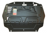 Защита картера двигателя и КПП VW "Touran" (2003-),"Caddy" (2004-); SKODA "Yeti" (2009-) 