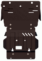 Защита {рул. и карт.} TOYOTA Land Cruiser 120 (Prado) без штатной защиты (2002 - 2009) 4 (кузов: J12