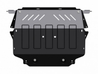 Защита {картера и КПП} VOLKSWAGEN Caddy (для машин со штатным пред пусковым подогревателем) (2010 -