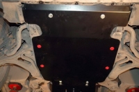 Защита картера для VOLKSWAGEN Touareg, 2003-2010, 7LA, 7L6, 7L7, сталь