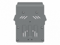 Защита {картера и КПП} BMW 3ER (2011 -) 2,0d АТ (кузов: F30) алюмин. 4