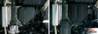 Защита топливного бака + крепеж, АвтоБРОНЯ, Сталь, Hyundai Tucson 2015-, V - 1.6T(177л.с); 2.0; 2.0d/Kia Sportage 2016-, V - 1.6T(177л.с); 2.0; 2.0d