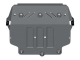 Защита {картера и КПП} VOLKSWAGEN Passat B7 (2011 -) 1.8TSI, AT (кузов: B7) алюмин. 