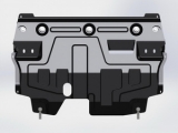 Защита {картера и КПП} VOLKSWAGEN Polo с отверстием для слива масла (sedan)/сборка Калуга (2010 - 20