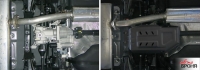 Защита редуктора + крепеж, АвтоБРОНЯ, Сталь, Hyundai Tucson 2015-, V - 1.6T(177л.с); 2.0; 2.0d; полный привод/Kia Sportage 2016-, V - 1.6T(177л.с); 2.0; 2.0d; полный привод