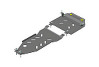 Защита алюминиевая Мотодор 31201 Mercedes-benz S-class