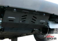 Защита радиатора, Mitsubishi L200 2015-, V - 2.4d; 2.4d H.P./Mitsubishi Pajero Sport 2016-, V - 3.0