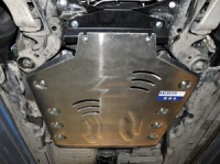 Защита КПП и РК AUDI Q7 V - 3.0TDI, 3.0TFSI, 4.2TDI, 2009-2015, крепеж в комплекте, алюминий