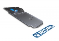 Защита КПП и РК Rival, , BMW X1 V - 2.0i, 2.0d, 2.5d, 4WD, 2009-, крепеж в комплекте, алюминий, ()