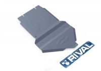 Защита КПП и РК Rival, , Cadillac Escalade V - 6.2, 2007-, крепеж в комплекте, алюминий, ()