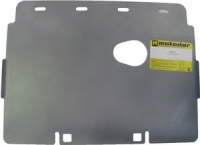 Защита (КПП и РК) VW Amarok 2010>; V=2,0TDi, алюминий 8 мм, [МКПП/АКПП вес 18,22кг, щитов: 2