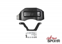 Защита редуктора + крепеж, АвтоБРОНЯ, Сталь, Nissan Qashqai 2014-,V - 2.0; полный привод/Nissan X-Trail 2015-,V - 2.0; 2.5; полный привод/Renault Koleos 2017-, V - 2.0; 2.5; 2.0d; полный привод
