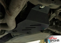 Защита редуктора + крепеж, АвтоБРОНЯ, Сталь, Nissan Qashqai 2014-,V - 2.0; полный привод/Nissan X-Trail 2015-,V - 2.0; 2.5; полный привод/Renault Koleos 2017-, V - 2.0; 2.5; 2.0d; полный привод