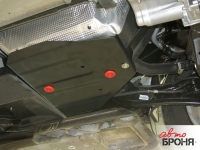 Защита топливного бака + крепеж, АвтоБРОНЯ, Сталь, Hyundai Creta 2016-, V - 1.6; 2.0; Привод - все