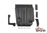 Защита топливного бака + крепеж,  Сталь, Nissan Terrano 2016-, V - 1.6; 2.0; полный привод/Nissan Terrano 2014-2016, V - 1.6; 2.0; полный привод/Renault Duster 2015-, V - 1.6; 2.0; 1.5d; полный привод/Renault Kaptur 2016-, V - 2.0; полный привод/Renault Duster 2011-2015, V - 1.6; 2.0; 1.5d; полный привод