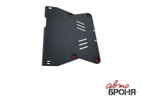 Защита КПП + крепеж, АвтоБРОНЯ, Сталь, Subaru Forester 2003-2008, V - 2.0; АКПП