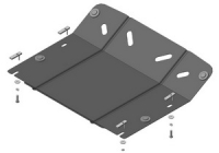 Защита (двигатель; Переднего Диференциал) VW Touareg; с 2006 г.в../Porsche Cayenne (стальная 2 мм)