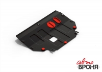 Защита картера + КПП + комплект крепежа, Kia Picanto 2017-, V -1.2 GTline; 1.0