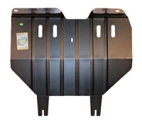 Защита картера и КПП (двигателя и коробки) Джили Эмгранд ЕС7 (2009-)/Вижн (2008-) (сталь 2мм)