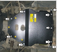Защита для картера, КПП BMW 5-серия E39 520 1995-2004