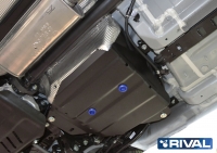 Защита топливного бака + крепеж,  Сталь, Hyundai Creta 2016-, V - 1.6; 2.0; Привод 